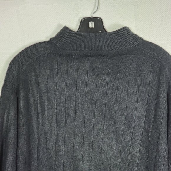 Dockers Black Acrylic Long Sleeve Mock Neck Basic Soft Pullover Sweater Size XL - Picture 11 of 16